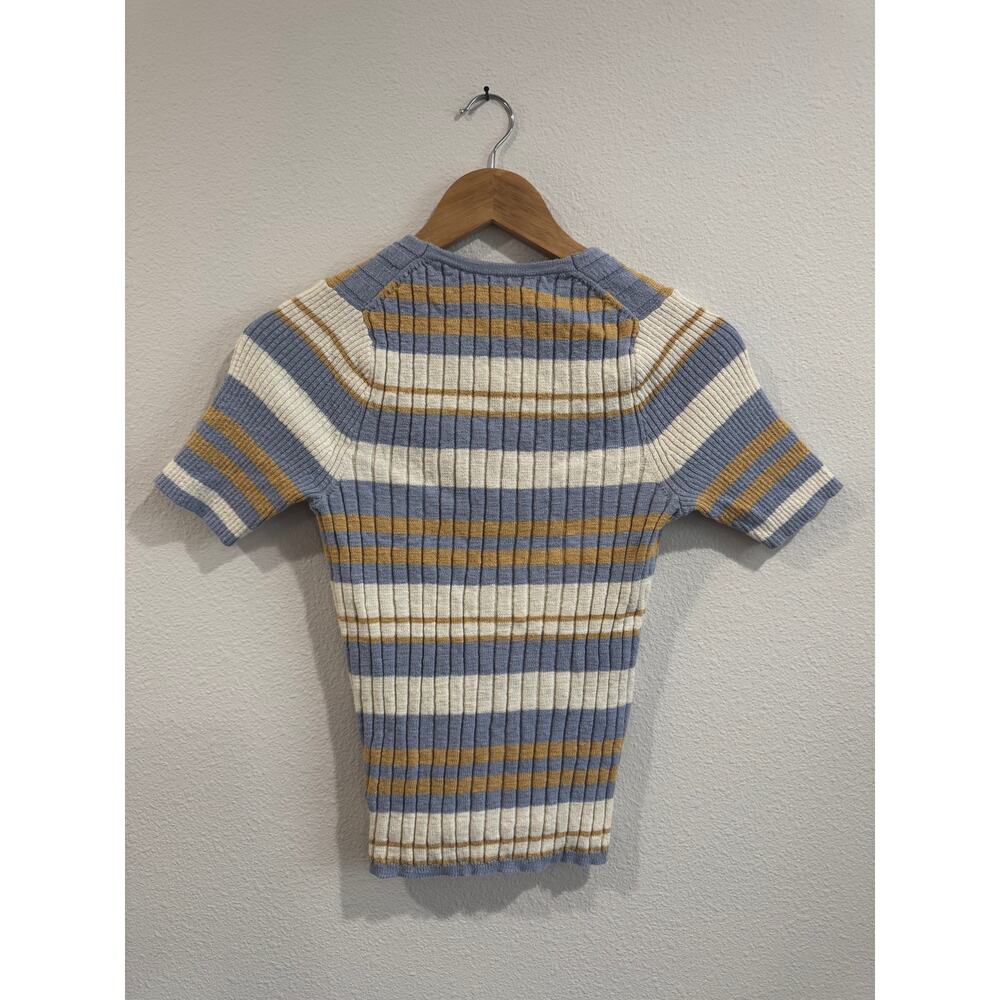 Madewell striped short sleeve button down - Picture 4 of 4